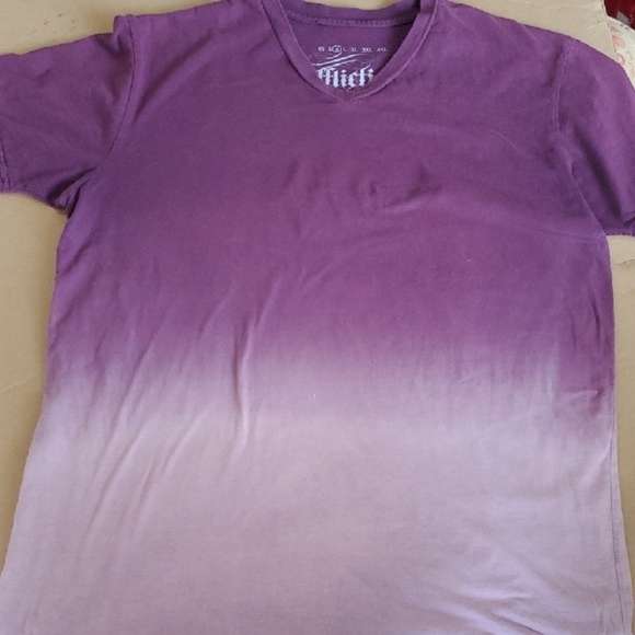 Affliction Standard Series  Purple Gradient Short Sleeve Tee MEDIUM - Picture 7 of 7